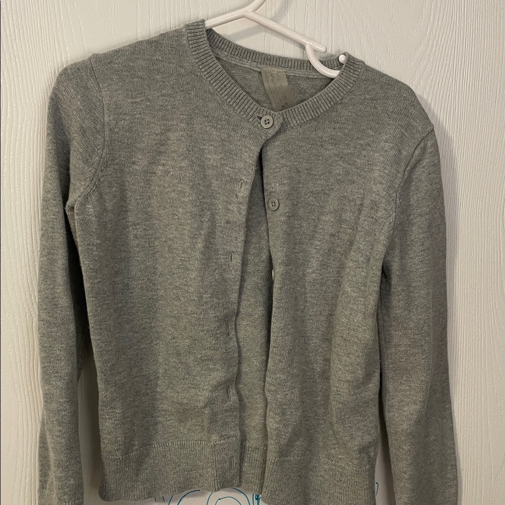 Primary Gray Cardigan Sweater